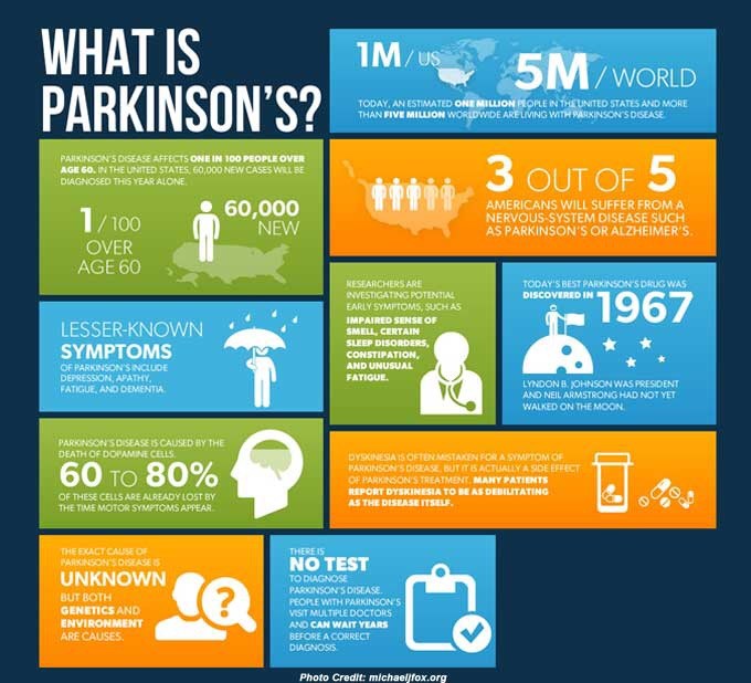 Parkinsons Infograph Statistics
