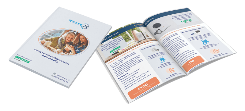 A preview of the Telecare24 brochure