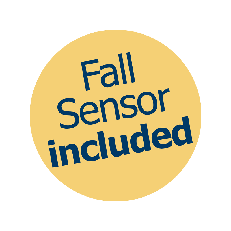 sticker of fall sensor included