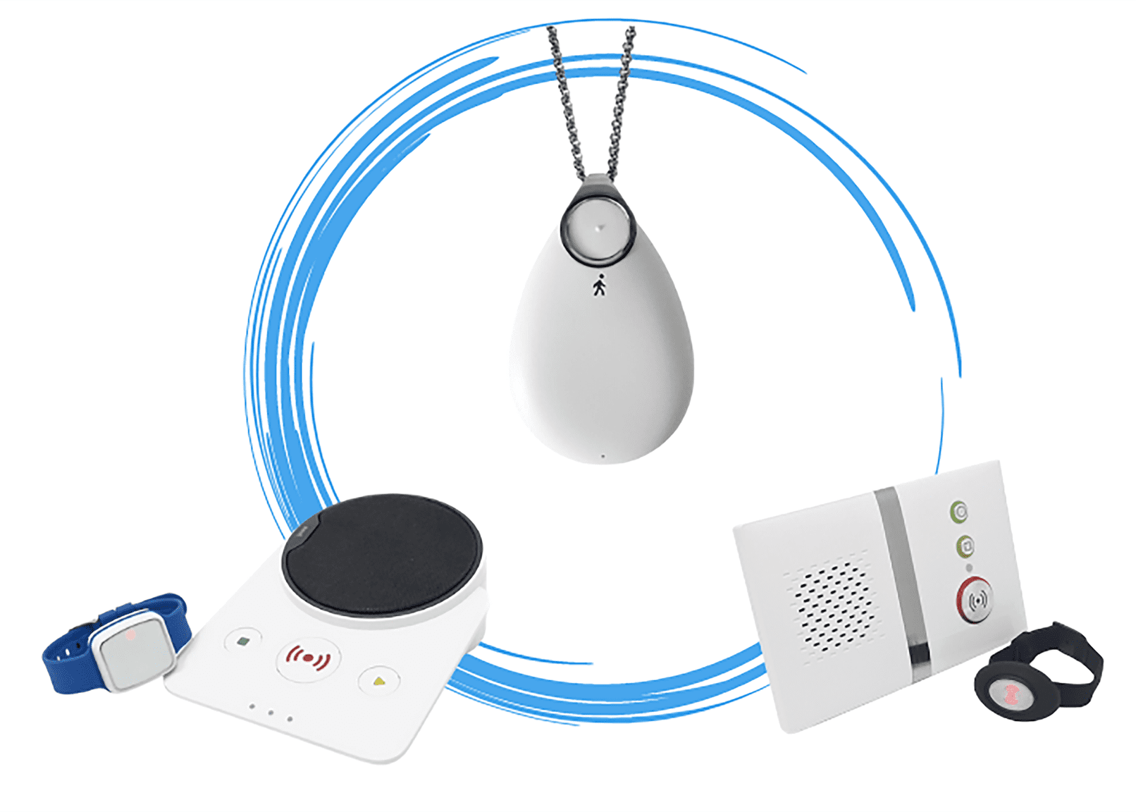Personal alarm equipment available from Telecare24