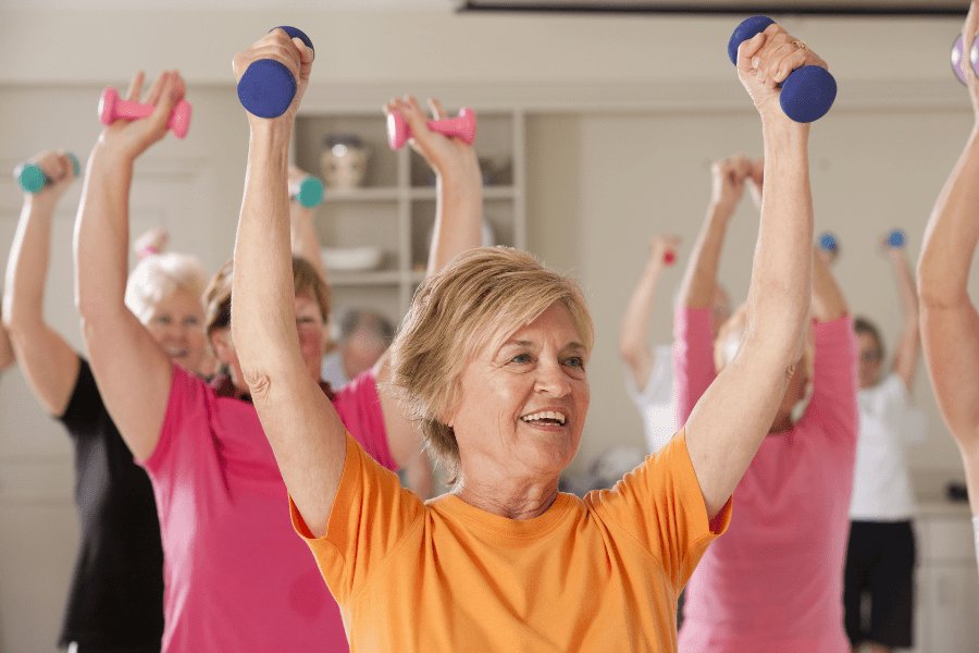 Easy Exercises for the Elderly Women